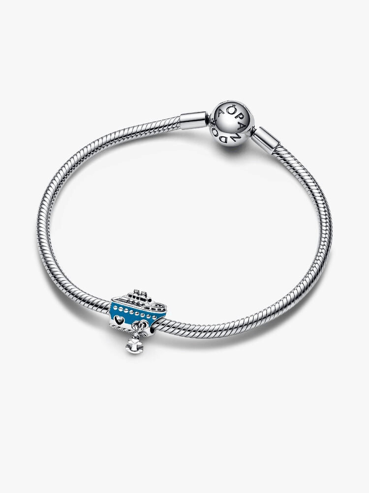 Anchored Cruise Ship Charm