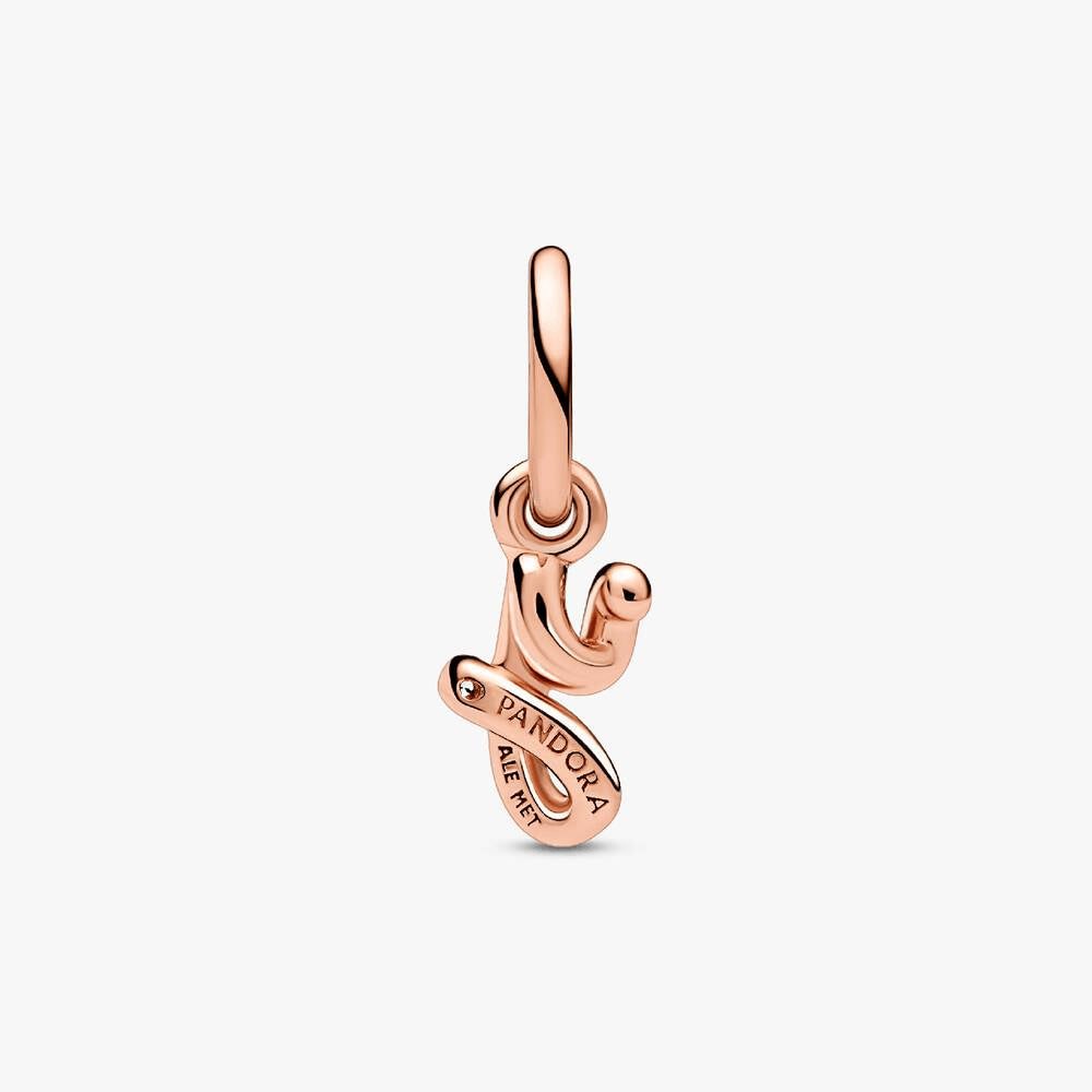 FINAL SALE - Letter Y Script Alphabet Dangle Charm