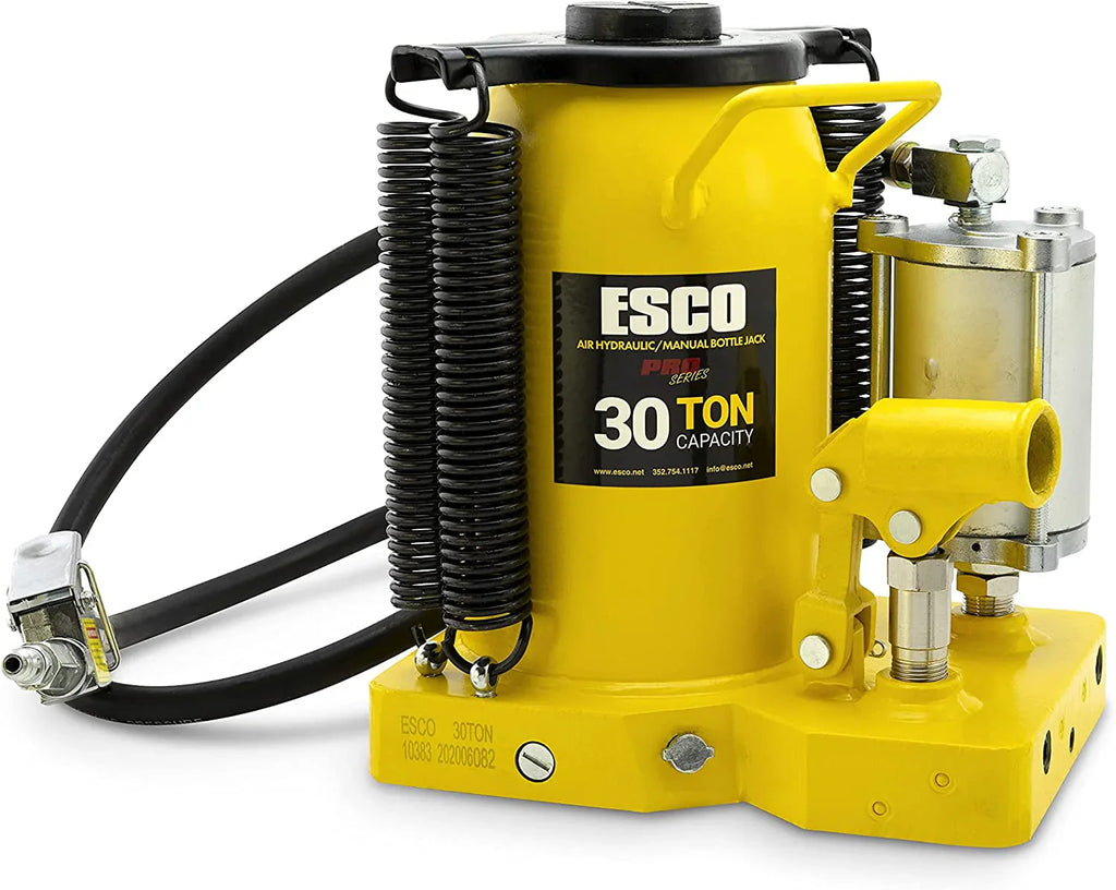 ESCO 30 Ton Pro Series Air Hydraulic Bottle Jack - 10383