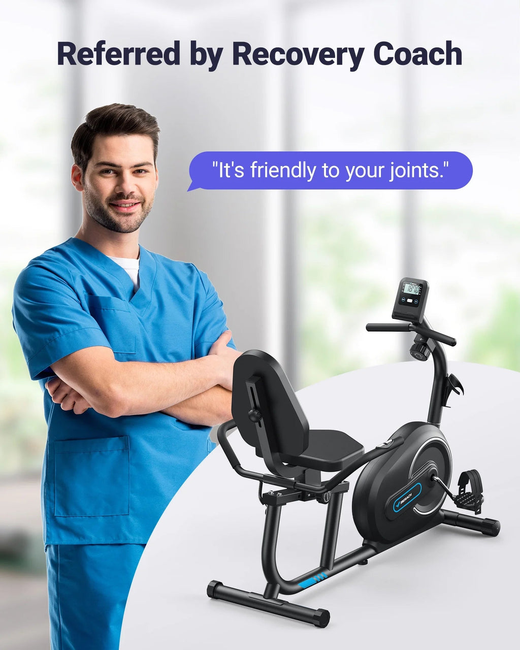 MERACH Recumbent Exercise Bike - S08 / S23