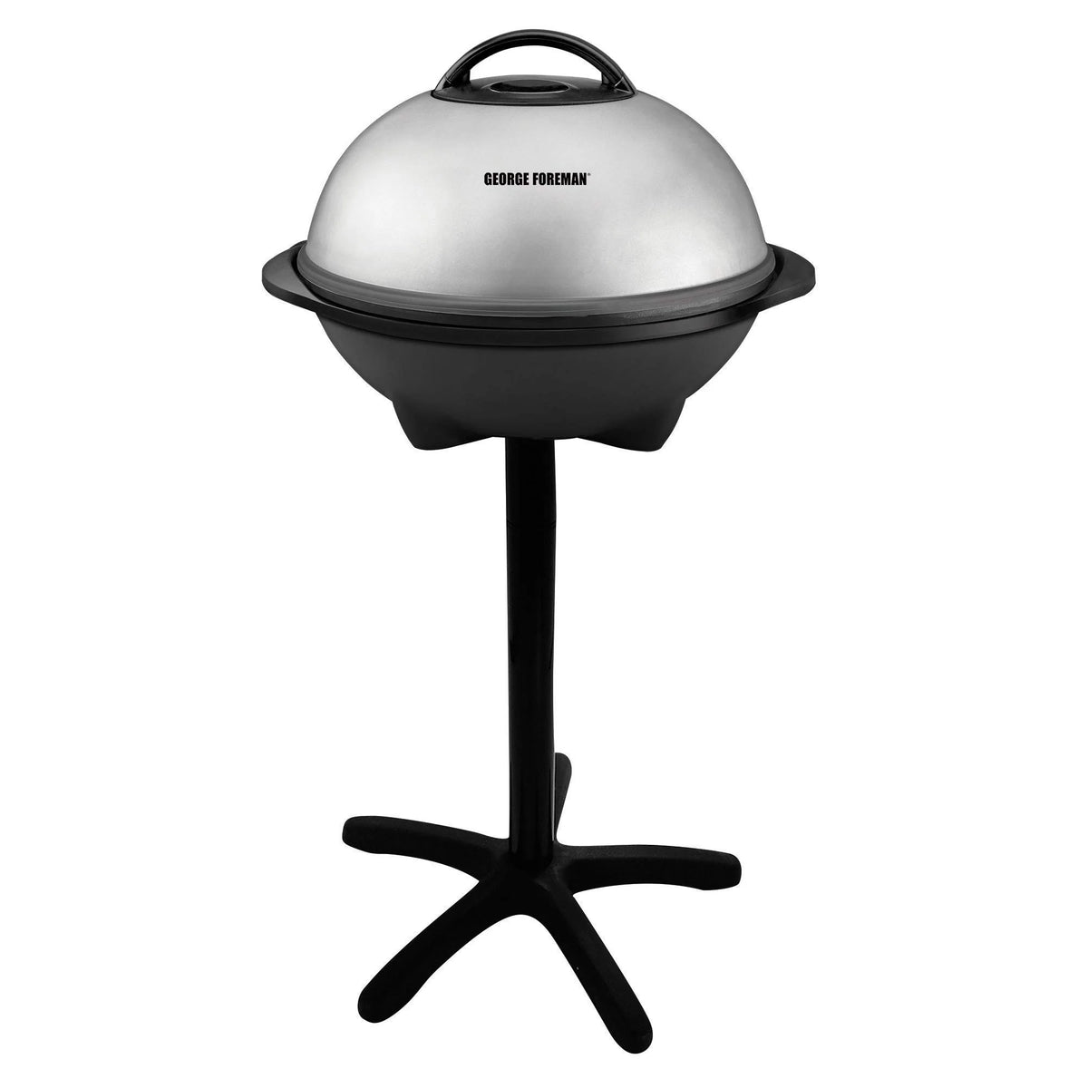 George Foreman Indoor/Outdoor Electric Grill, Silver, 12+ Servings Up To 15 - GGR50B