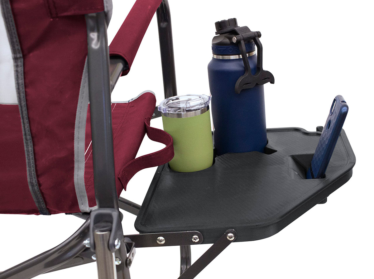 GCI Outdoor Folding Rocking Chair With Side Table, Supports 250 lbs - Freestyle Rocker XL