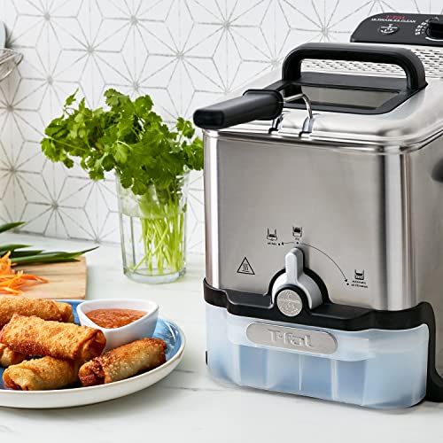 T-Fal EZ Clean Pro Steel Deep Fryer With Basket - 3.5 Liter Oil Capacity