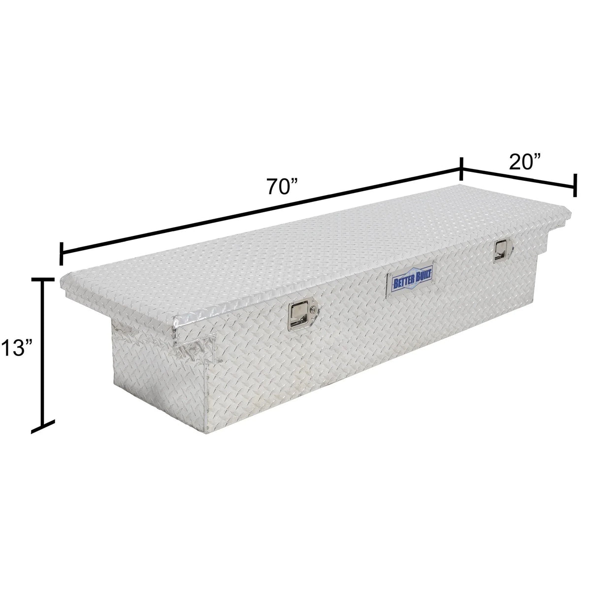 Better Built Low Profile Crossover Truck Tool Box - 70 Crown Series