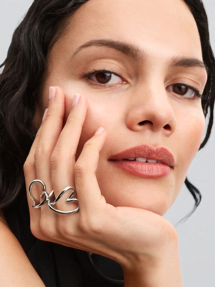 Organically Shaped Heart Ring