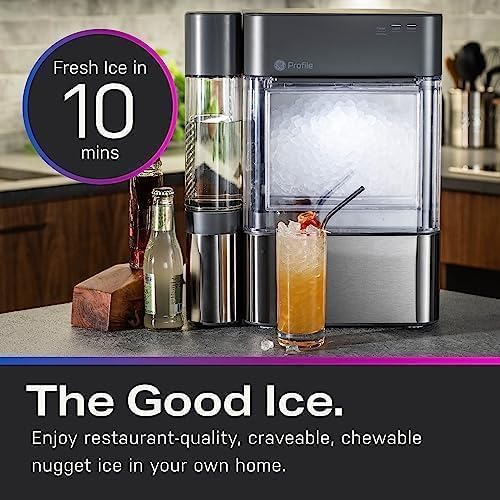 GE Profile Opal 2.0 XL Countertop Nugget Ice Maker, 1 Gallon Tank, 38 Lbs In 24 Hours - XPIOX3SCSS