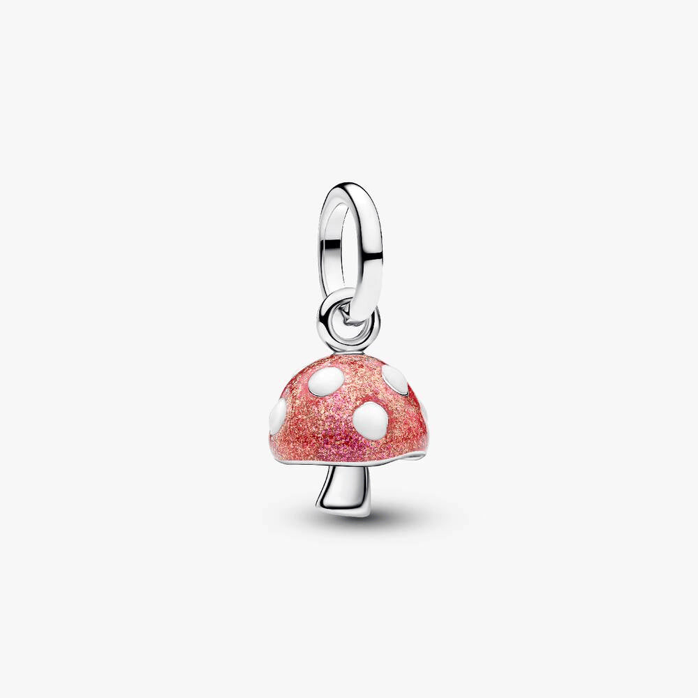 Glow-in-the-dark Mushroom Dangle Charm