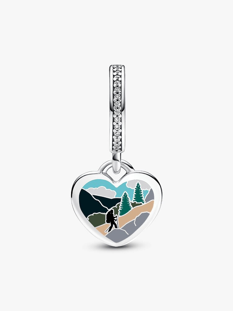 FINAL SALE - Vancouver Hiker Heart Dangle Charm
