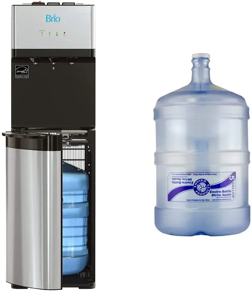 Brio Self-Cleaning Bottom-Loading Water Cooler Dispenser - 3 Temperature Settings