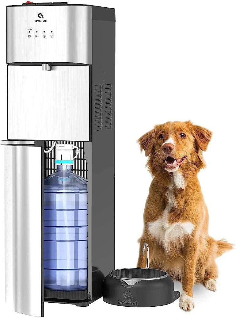 Avalon Bottom-Loading Self-Cleaning Water Cooler Dispenser, Stainless Steel, 3 Temperature Settings - A3