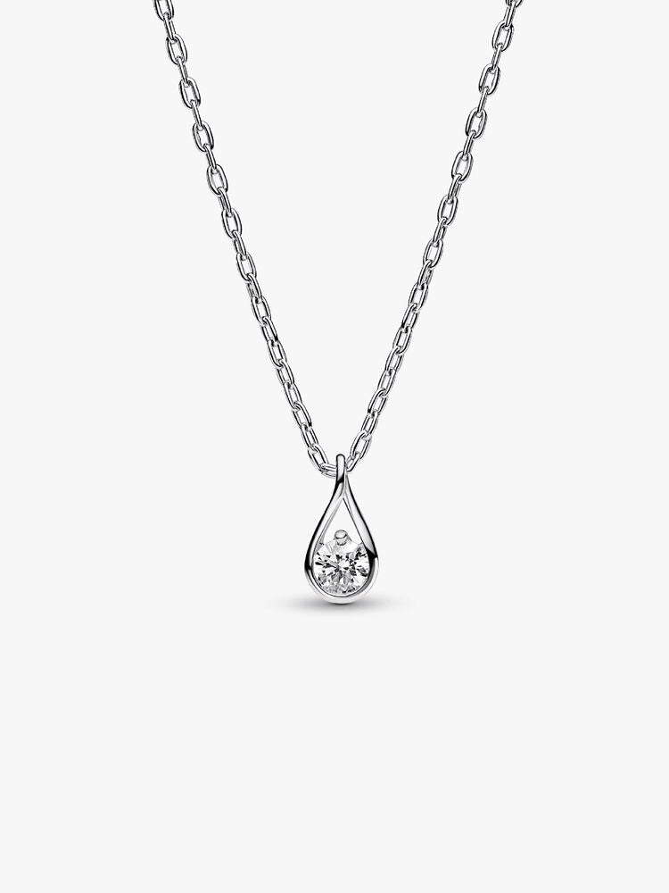 Pandora Infinite Lab-grown Diamond Jewelry Gift Set, Sterling Silver