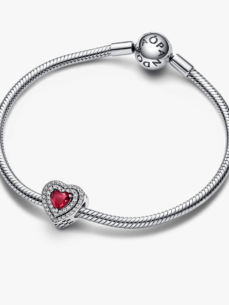 Sparkling Levelled Heart Charm