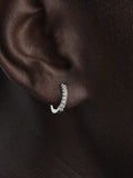 Pandora Era Lab-Grown Diamond Pavé Hoop Earrings