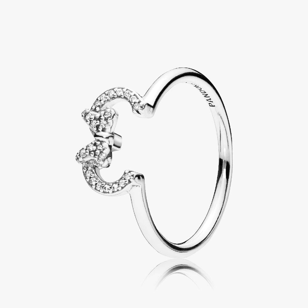 FINAL SALE - Disney Minnie Mouse Ears Silhouette Puzzle Ring