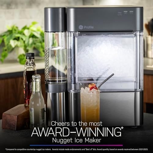 GE Profile Opal 2.0 XL Countertop Nugget Ice Maker, 1 Gallon Tank, 38 Lbs In 24 Hours - XPIOX3SCSS