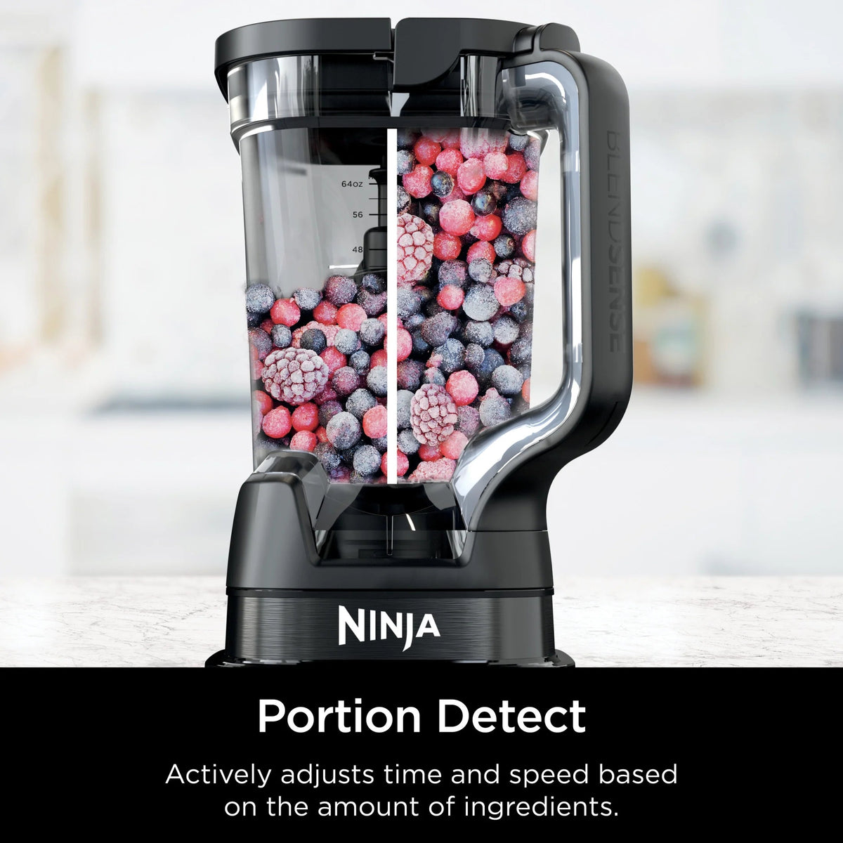 Ninja Detect Kitchen System Power Blender And Processor With BlendSense Technology, 1700 Peak Watt - TB400