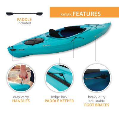 Lifetime Guster 100 Sit-In Kayak, 10 ft, 2-Pack - 457