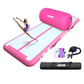AWSUM Inflatable Air Gymnastics Training Mat, 10 ft, 13 ft, 16 ft, 4 inches Thick - With Electric Pump