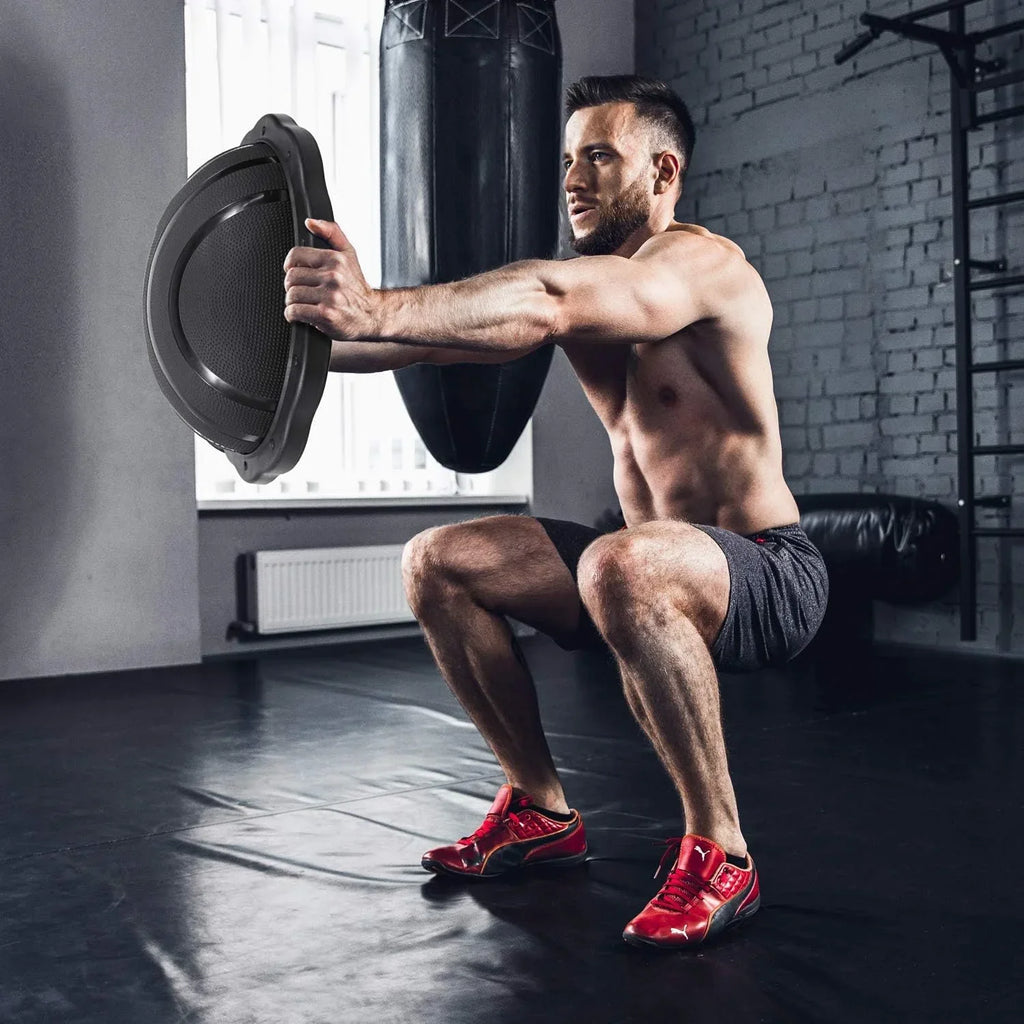 Yes4All Premium Half Ball Balance Trainer, 23.5 in x 7.25 in, 880 lbs, Black Matte