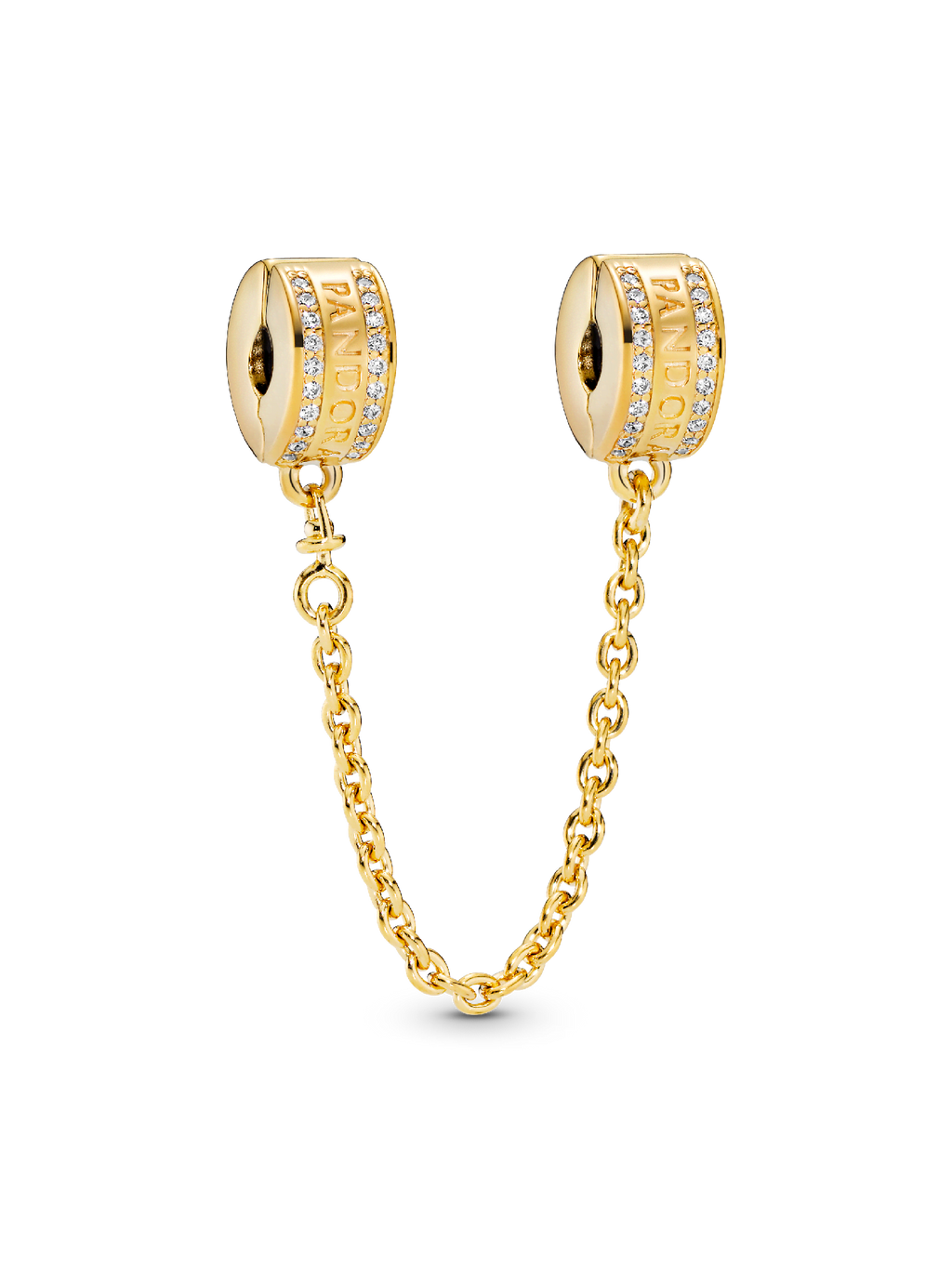 Pandora Logo Safety Chain Charm
