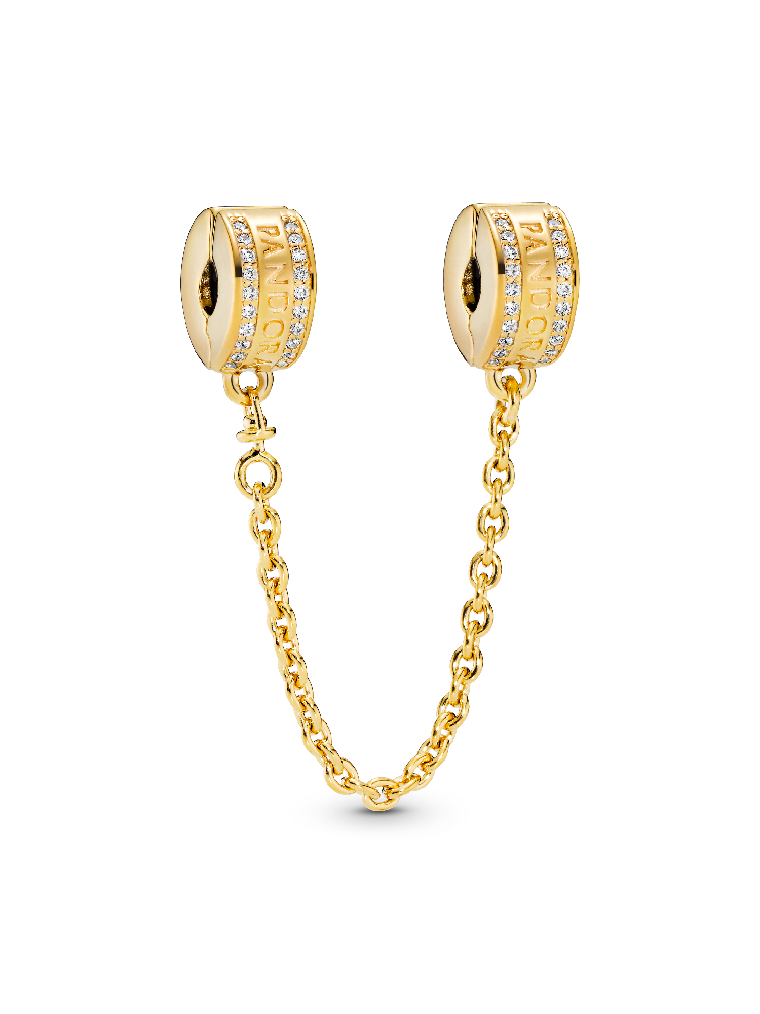 Pandora Logo Safety Chain Charm