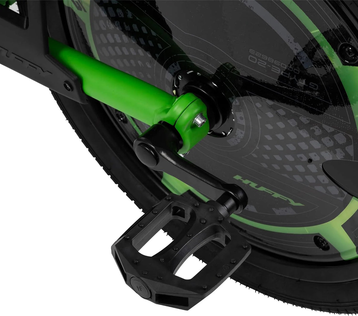 20-Inch Drift Tricycle With Adjustable Seat, LED Lighting And Foot Brakes - Green And Black