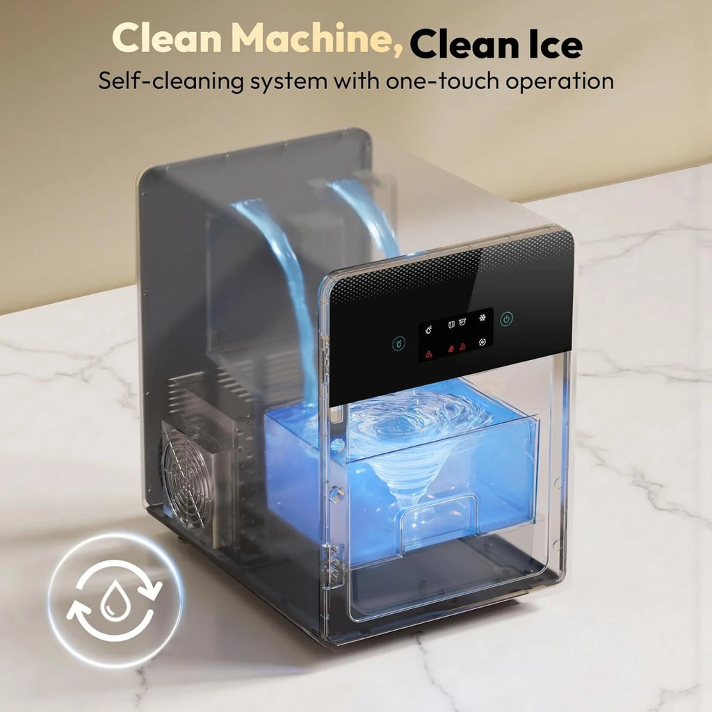 OYLUS Clear Ice Ball Maker, 2 in, 4 Spheres, 144/Day, 0.4 Gallons, 18 in D x 17.3 in W x 12.5 in H - ZB-001H