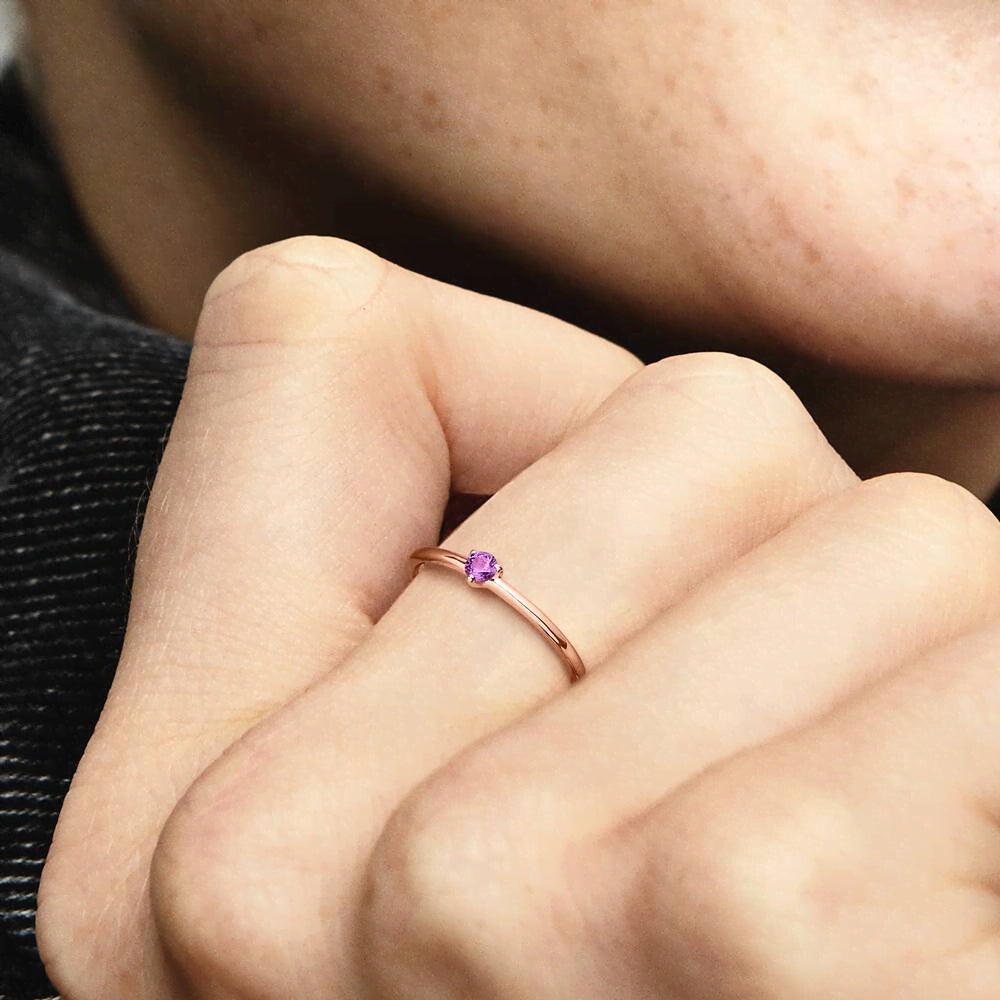 FINAL SALE - Purple Solitaire Ring