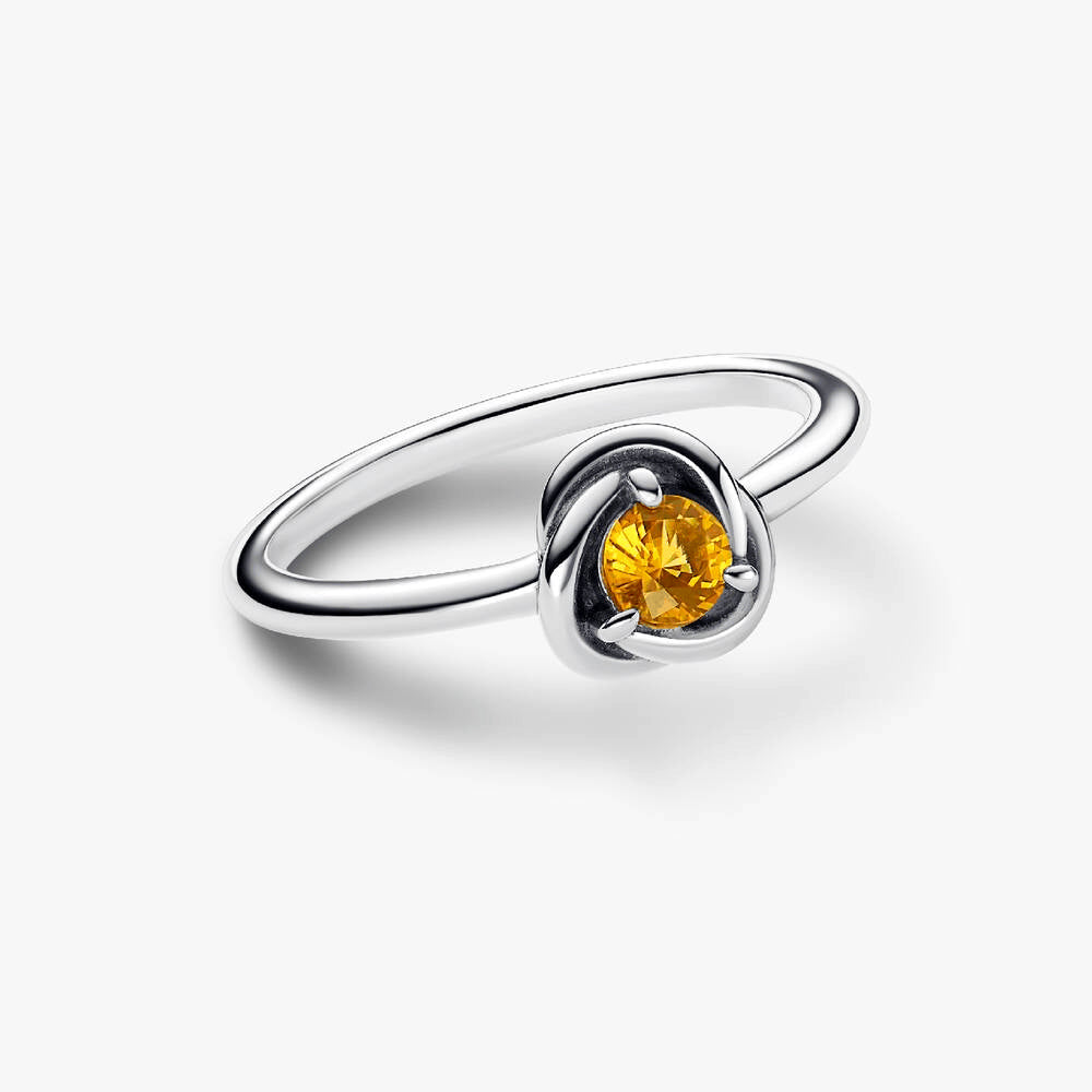 November Honey Eternity Circle Ring