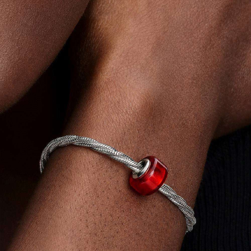 Red Murano Glass Charm
