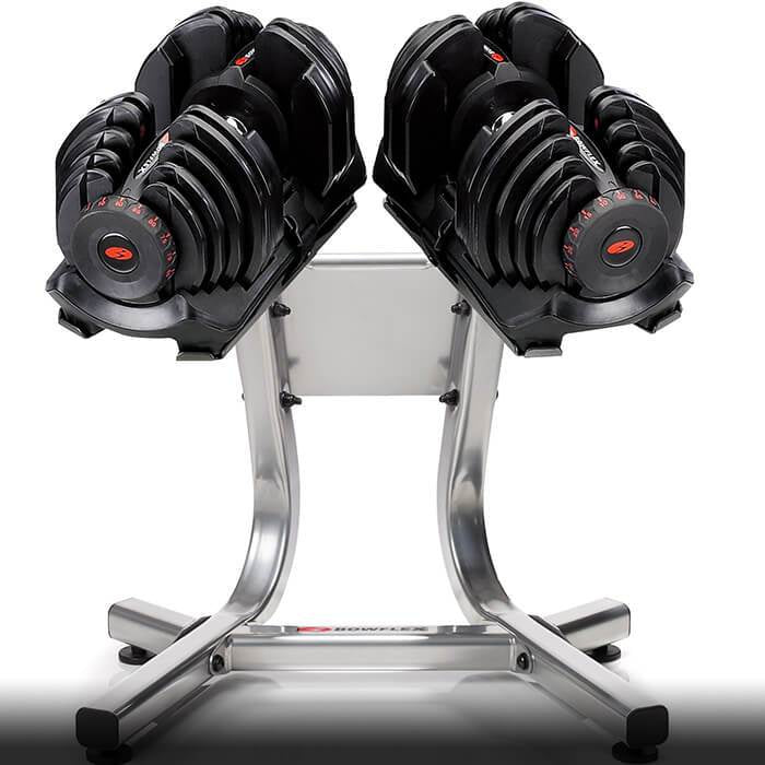 Adjustable Dumbbells Pair 10 To 90 Lbs