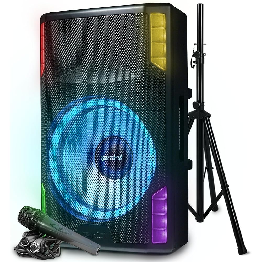 Gemini Sound 15-Inch 2200W Bluetooth PA Speaker System - GSP-L5500PK