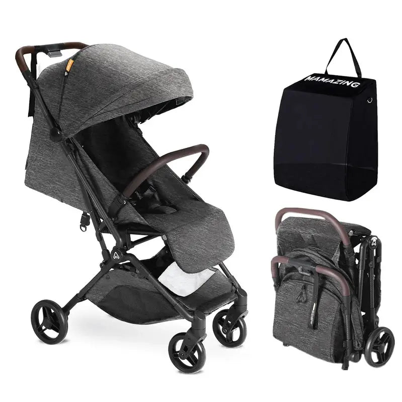 Mamazing Travel Stroller With Carbon Fiber Frame, 11.6 Pounds - Compact Fold