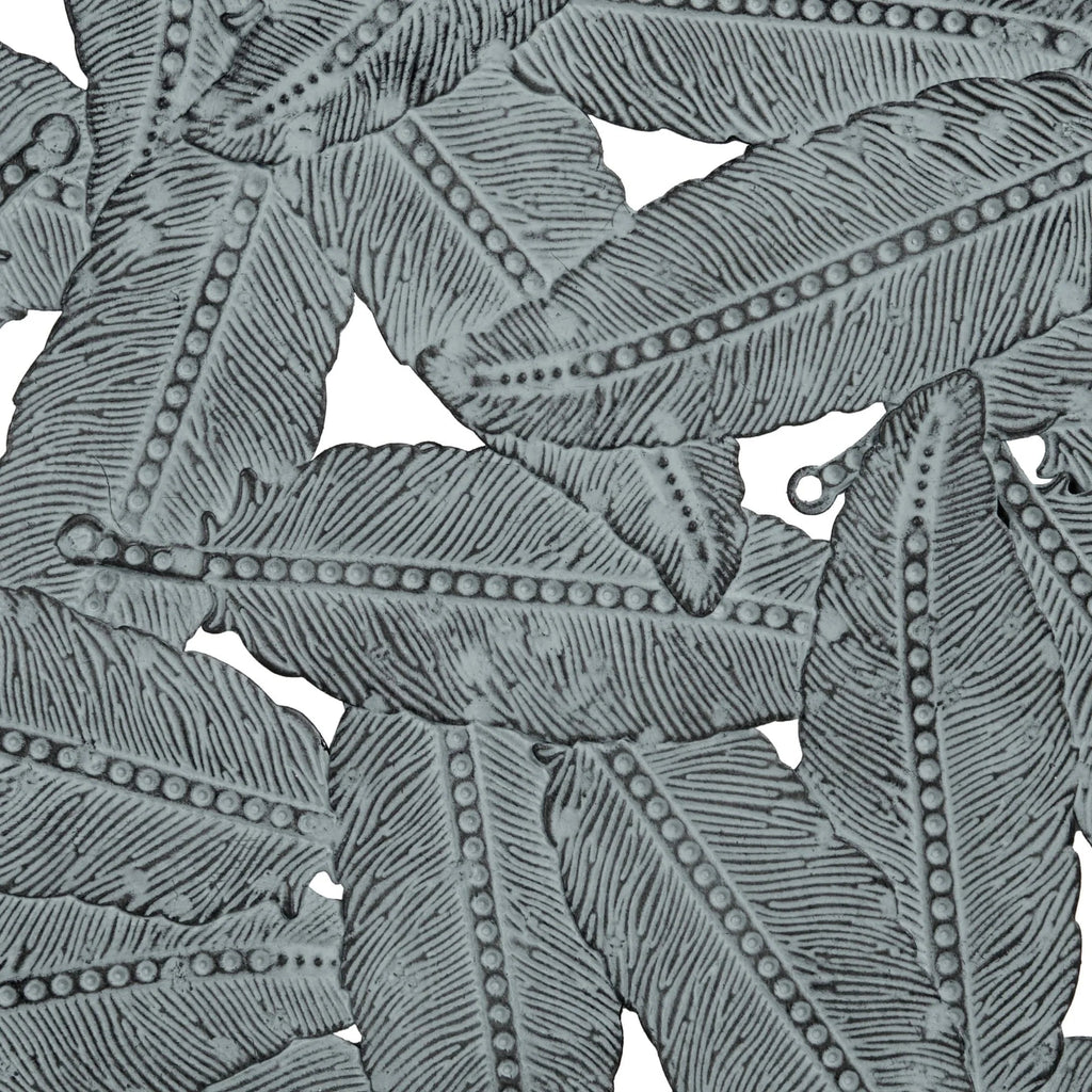 Textured Feather 3-Piece Metal Disc Wall Decor Set - 20in, 17.25in, 14.25in