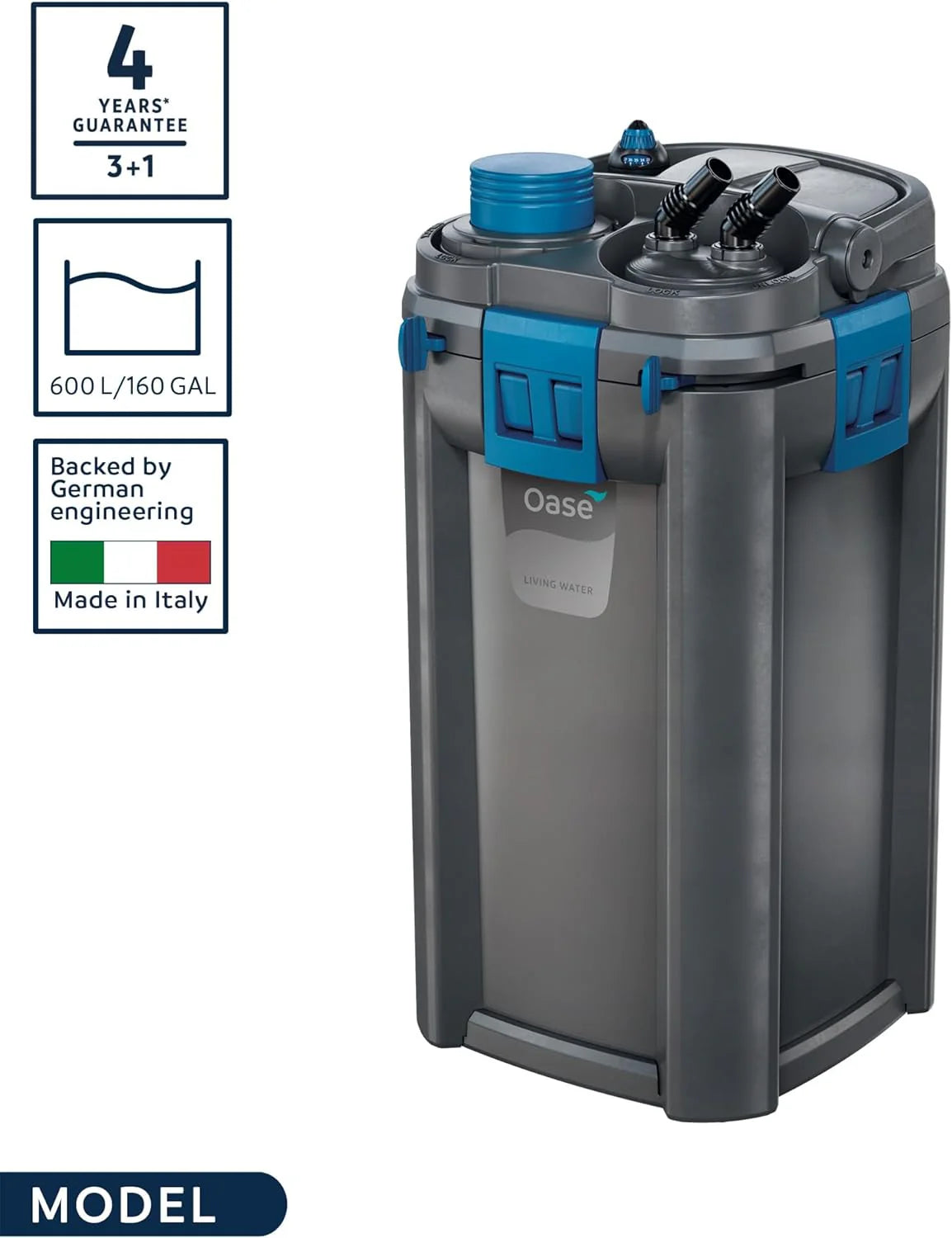OASE BioMaster Thermo 250 Aquarium Filter, Black