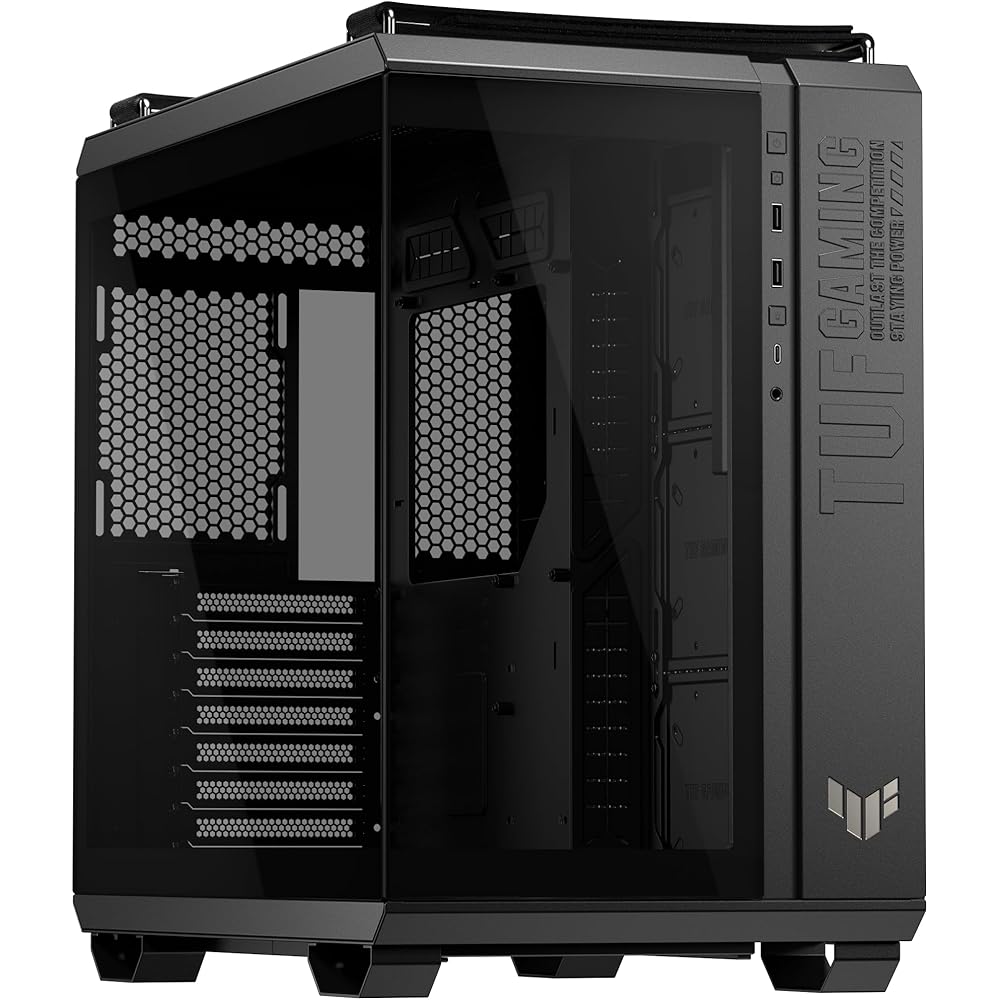 ASUS TUF Gaming GT502 Horizon Dual-Chamber Mid-Tower ATX Case - GT502 Horizon
