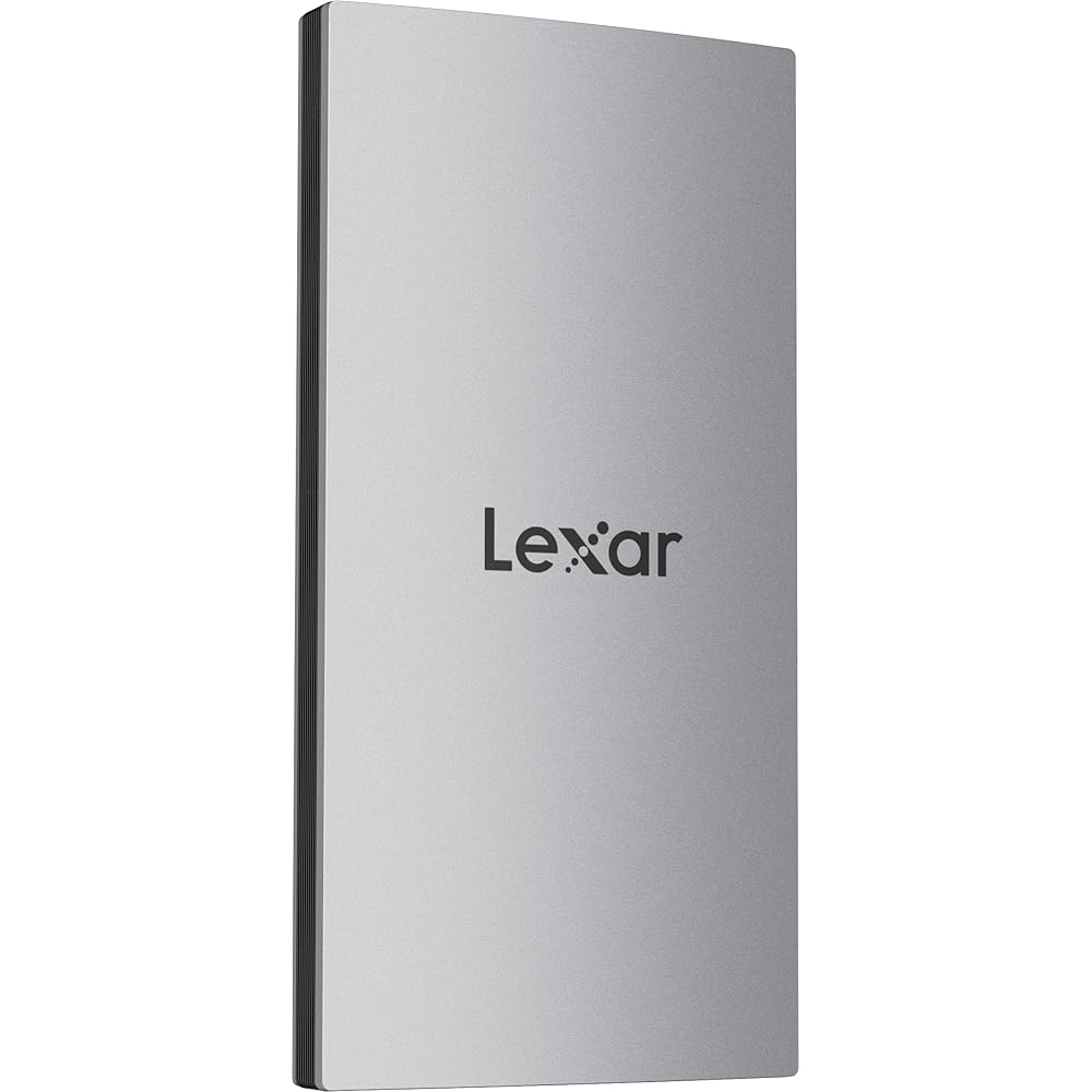 Lexar 2TB ES3 Portable SSD, Silver - LES3XXX002T-RNSAU