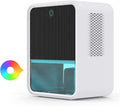 VCJNMQ Bedroom Dehumidifier With Hygrometer, 2.2L Water Tank, RGB LED Light