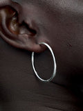 Pandora Moments 40 mm Charm Hoop Earrings