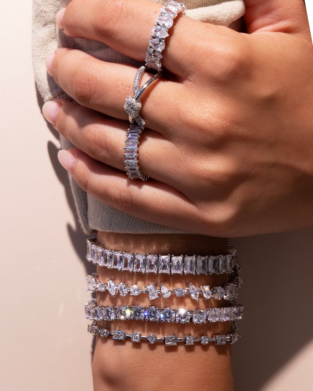 Marisol CZ Tennis Bracelet - view 7