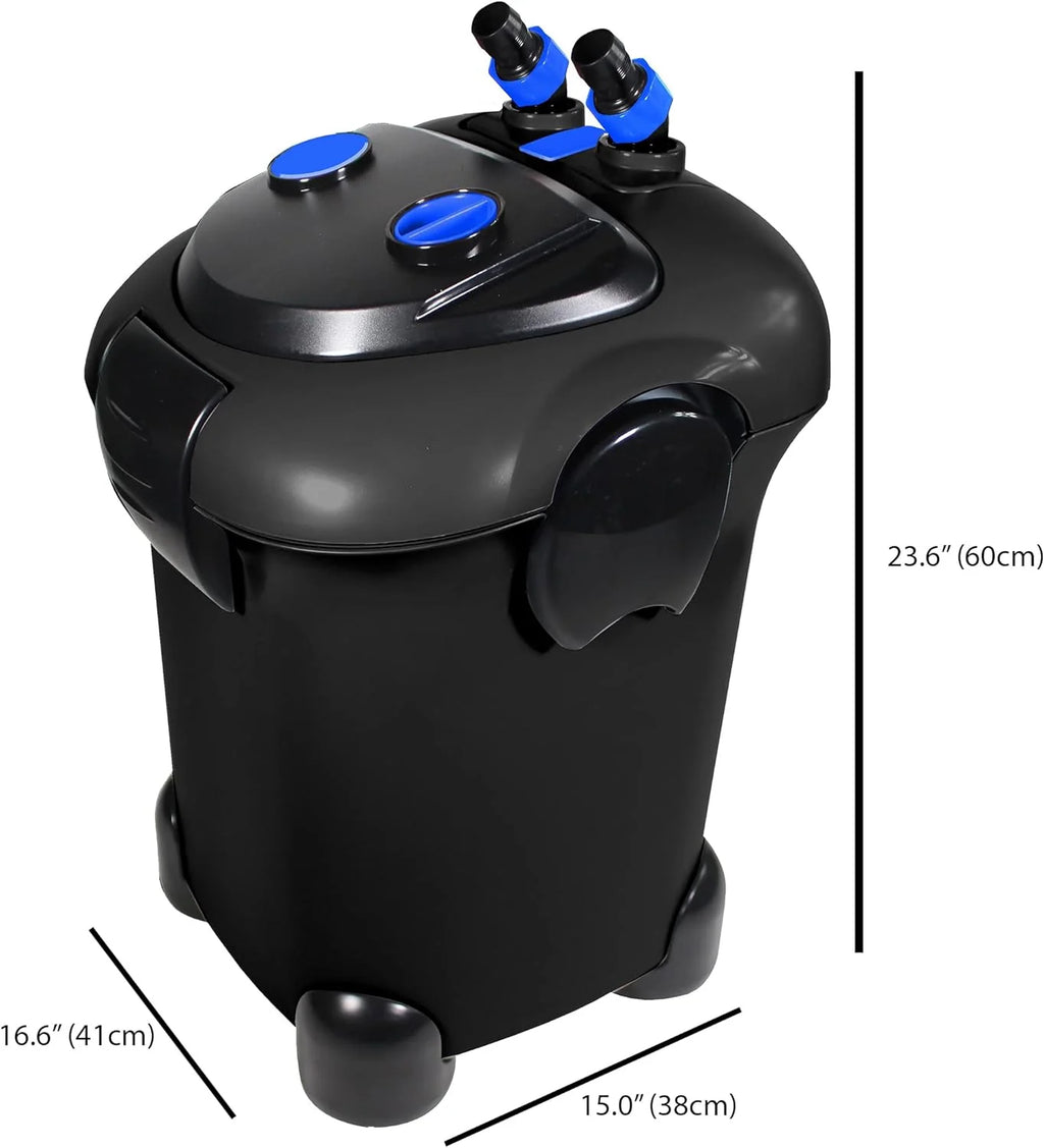 PENN-PLAX Cascade Max Flow Aquarium Canister Filter 820 Gallons Per Hour - CMF1