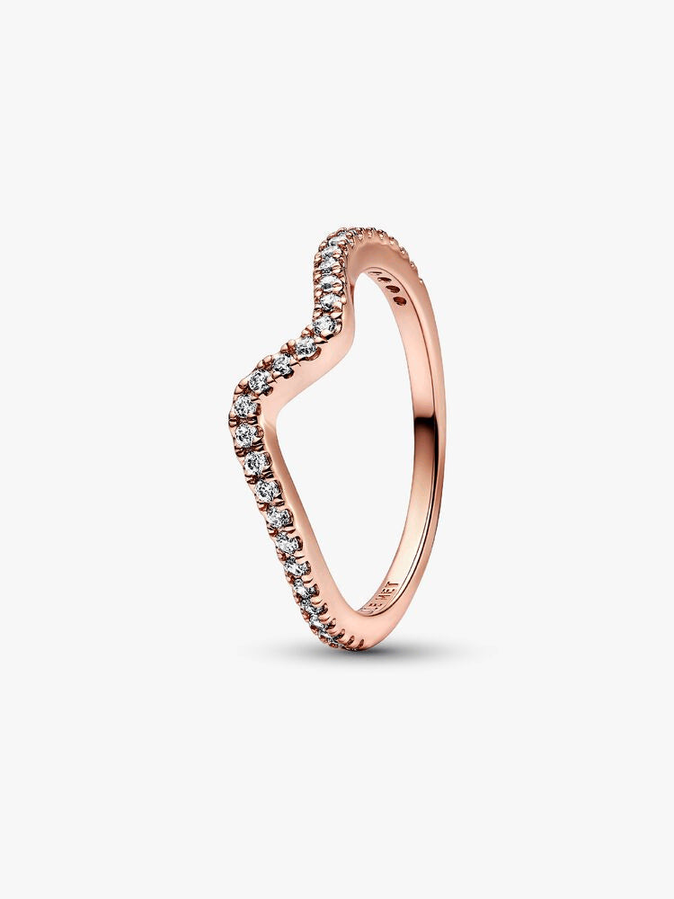 Sparkling Wave Ring