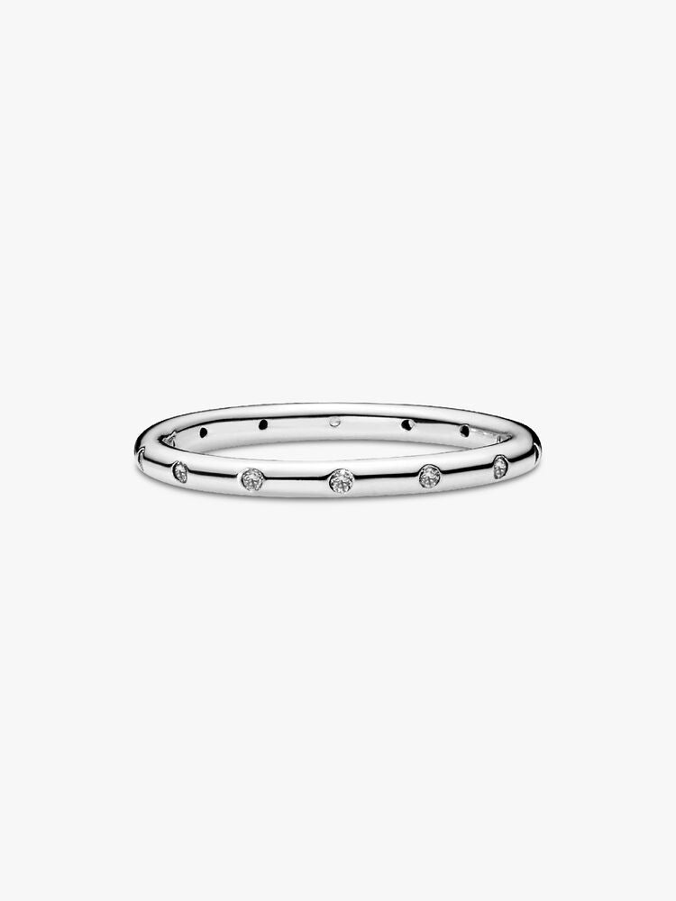 Simple Sparkling Band Ring