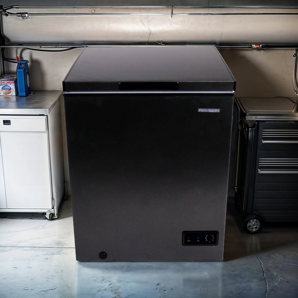 Frigidaire Chest Freezer, 5.0 Cu. Ft., Black Granite Design