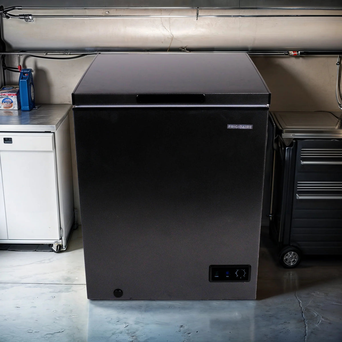 Frigidaire Chest Freezer, 5.0 Cu. Ft., Black Granite Design