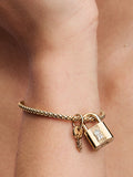 Padlock & Key Dangle Charm