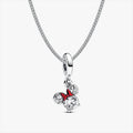 Minnie Mouse Holiday Dangle Charm Necklace Set