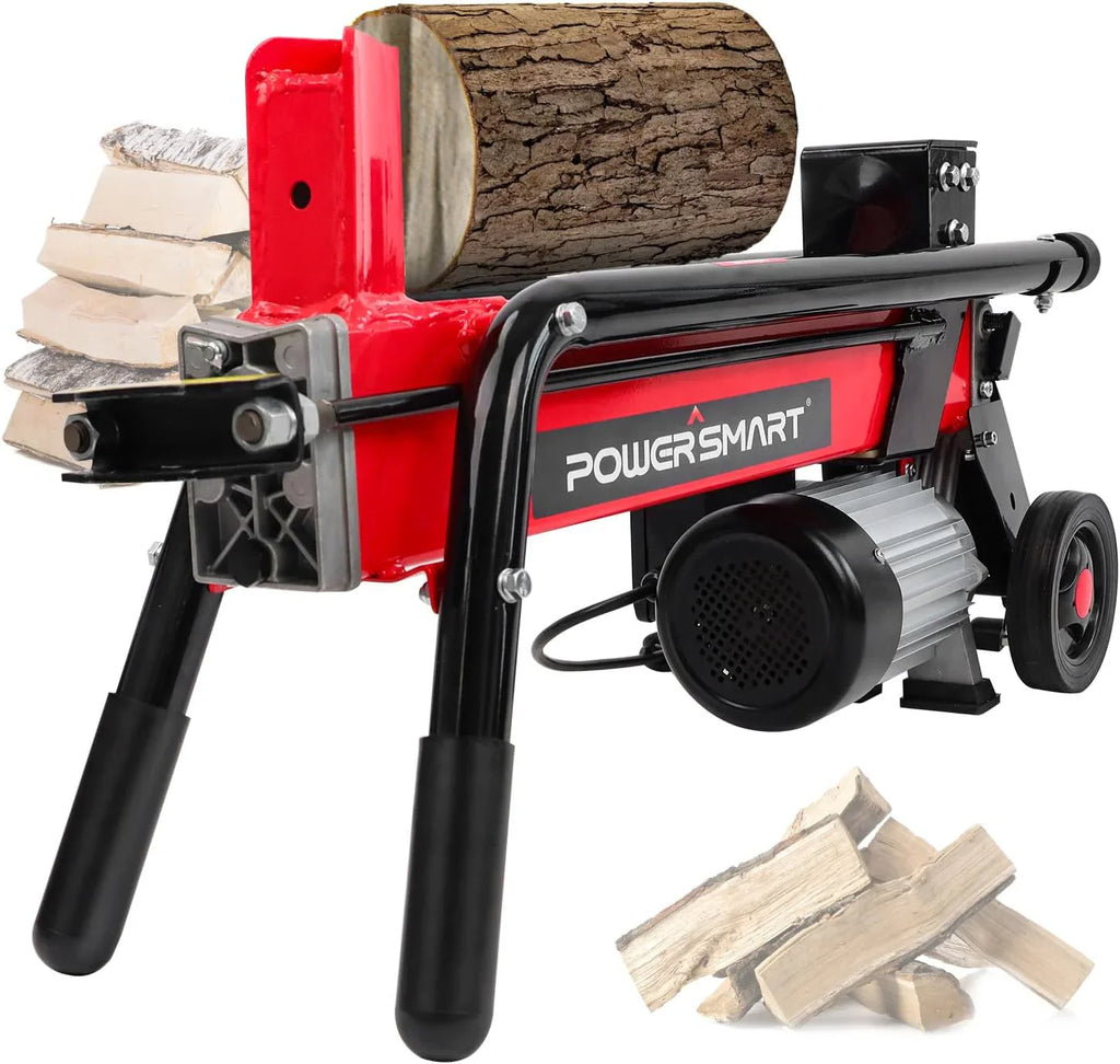 PowerSmart Electric Hydraulic Log Splitter 7-Ton, 15 Amp - DB6407