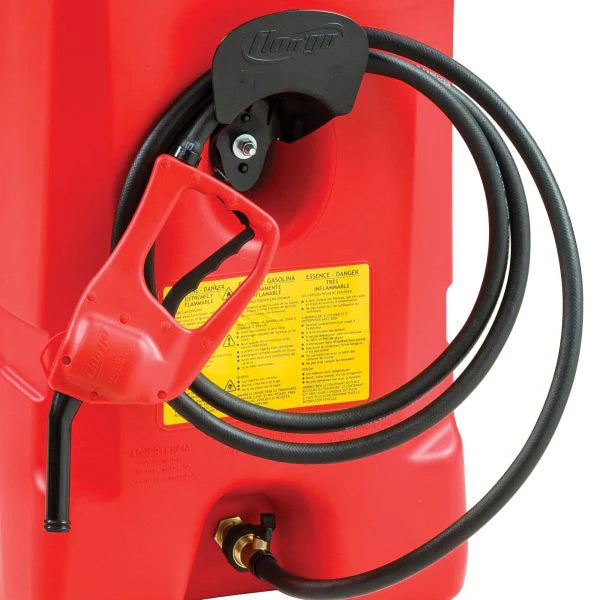 Scepter Flo N' Go DuraMax Portable Gas Fuel Tank With Pump, 14 Gallon, 2 Pack, Red
