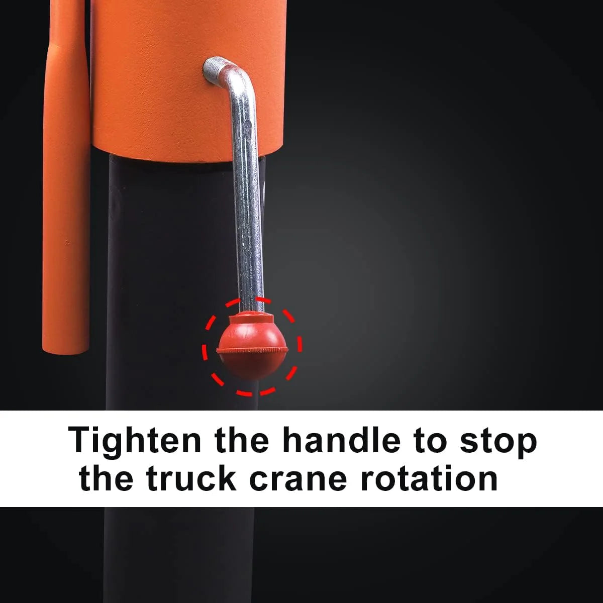 GRIPWAY Folding Truck-Mounted Crane With 110V Electric Hoist, 1100lb Capacity - 1100LB+110V Hoist